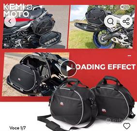Borse laterali  da moto adatte per Yamaha