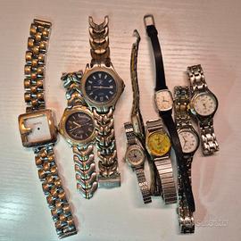 Lotto di 8 orologio al quarzo