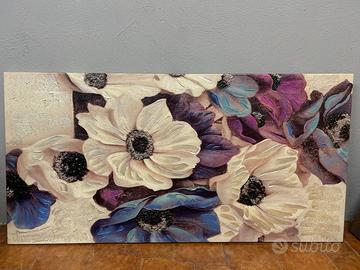 Quadro decorativo in stile moderno con fiori