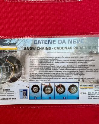 Catene da neve camper