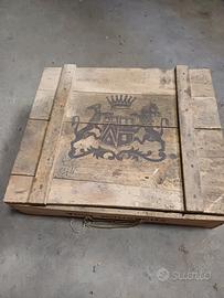 vecchia cassa legno