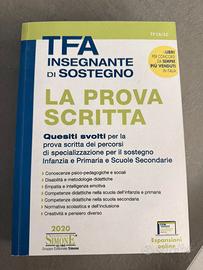 Libro TFA sostegno - Quesiti svolti prova scritta