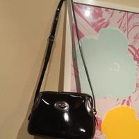 Borsetta tracolla pelle nera