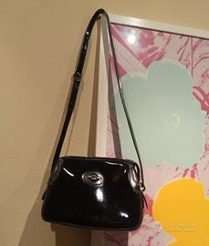 Borsetta tracolla pelle nera