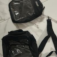 Zaino moto due pezzi serbatoio