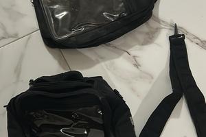 Zaino moto due pezzi serbatoio