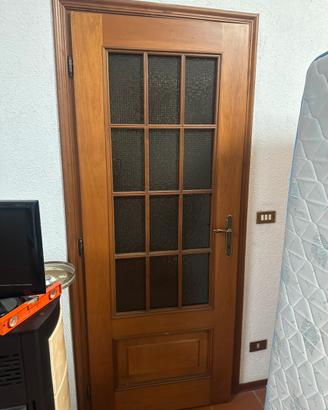 Porta legno e vetro