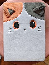 quaderno copertina peluche gatto