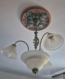 Lampadario vintage toscano