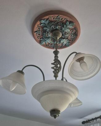 Lampadario vintage toscano