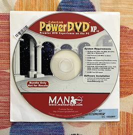 CyberLink PowerDVD XP 4.0 Originale CD-ROM Vintage