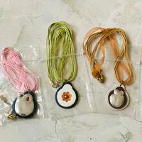 Collane tessuto e pelle