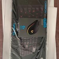 Tastiera e Mouse Logitech G413 Carbon G203