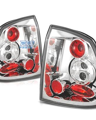 FANALI PER OPEL ASTRA G 3P 5P 97-04 FONDO CROMATO