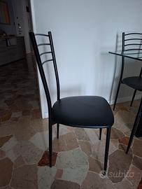 Sedie x 6 nere