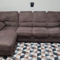 Divano/sofà 4 posti con penisola