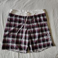 Costume mare uomo, scozzese nero