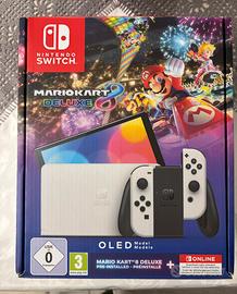 Nintendo Switch Oled Bianca Mariokart Deluxe 8