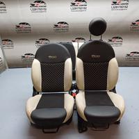 Set sedili in pelle e stofa 2022 fiat 500 dolcevit