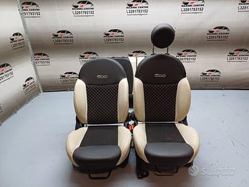 Set sedili in pelle e stofa 2022 fiat 500 dolcevit