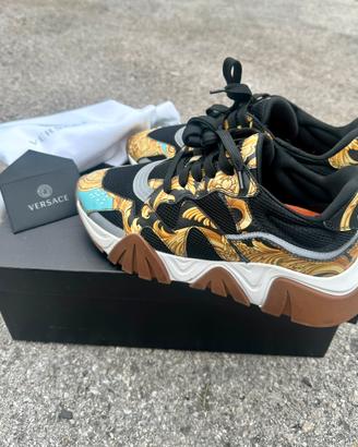 Scarpe Sneakers Versace Squalo Barocco 42