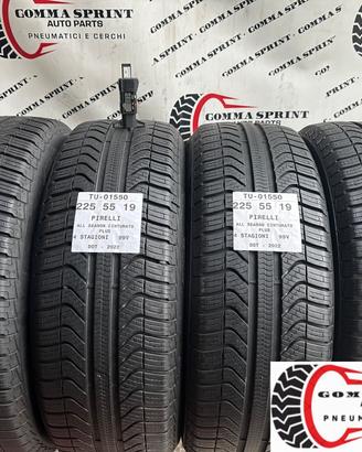 4 PNEUMATICI 225/55 R19 PIRELLI 4 STAGIONI