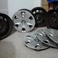 Cerchi da 16 completi di borchie originali BMW