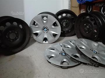 Cerchi da 16 completi di borchie originali BMW