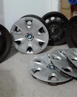 Cerchi da 16 completi di borchie originali BMW