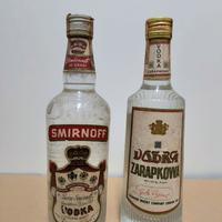 2 bottiglie di Vodka vintage da collezione