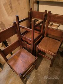 Sedie in legno antiquariato