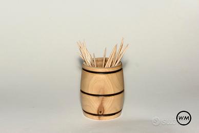 Porta stuzzicadenti in legno di ulivo mini botte - Giardino e Fai da te In  vendita a Catanzaro