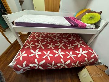 Letto a castello 1 piazza e mezza 