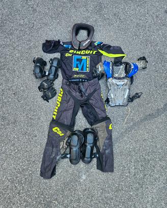 abbigliamento moto cross Junior 9-11 anni