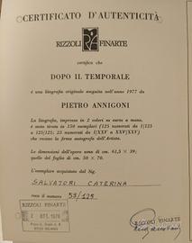 litografia Pietro Annigoni