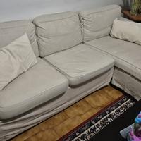 DIVANO EKTORP 3 POSTI CON CHAISE LONGUE