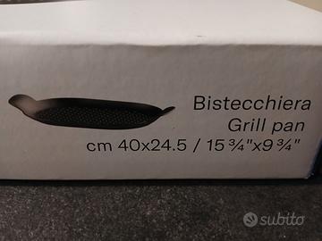 Bistecchiera Alessi mod. EDO 40x24.5