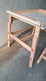 Scrivania FLISAT Ikea + Panca