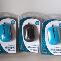 5 Mini mouse ottici usb Atlantis Land vari colori