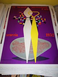 manifesto poster pubblicitario Biennale Venezia 52