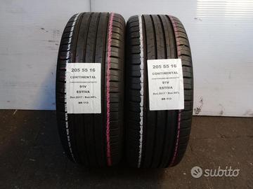 2 gomme 205 55 16 continental br 113