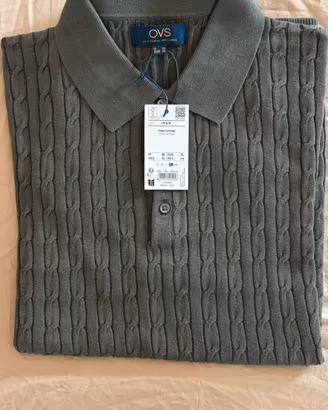 Polo Verde - OVS XL Con etichetta MAI USATA