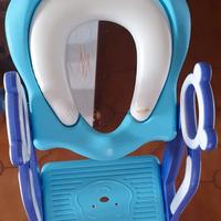 Riduttore WC per bambini con scaletta