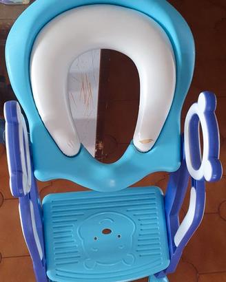 Riduttore WC per bambini con scaletta