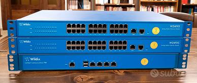 3 Moduli Wildix: 2 W24FXS e 1 PBX