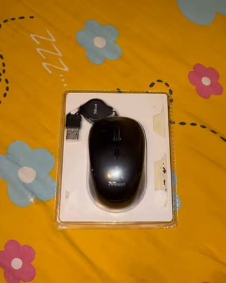 Mouse Trust Yvi Retractable USB-Cavo avvolgibile