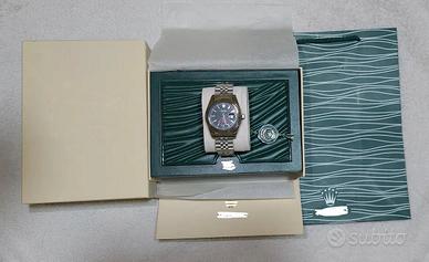 Orologio 36mm Uomo colore argento e quadrante nero