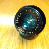 Ottica da ingranditore 75mm. f3,5