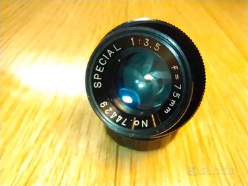 Ottica da ingranditore 75mm. f3,5