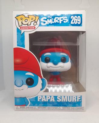 Funko POP Papa Smurf 269 Smurfs Puffi Grande Puffo